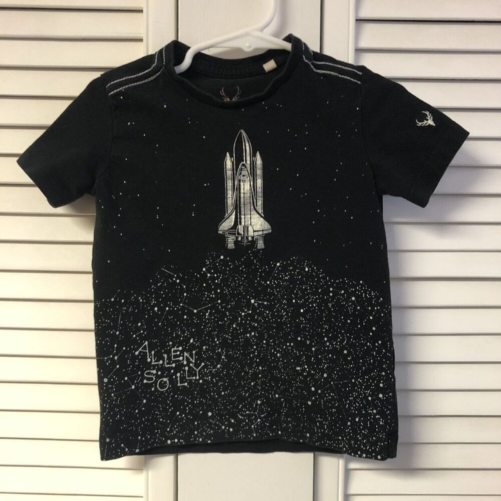 Allen Solly  Size 2/3 Black Rocket Tee